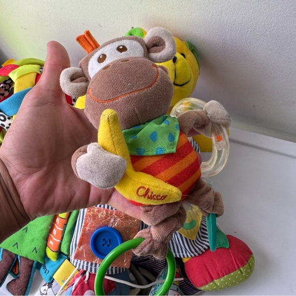 Baby infant soft toy lot peekaboo book black white high contrast sensory - Picture 7 of 12